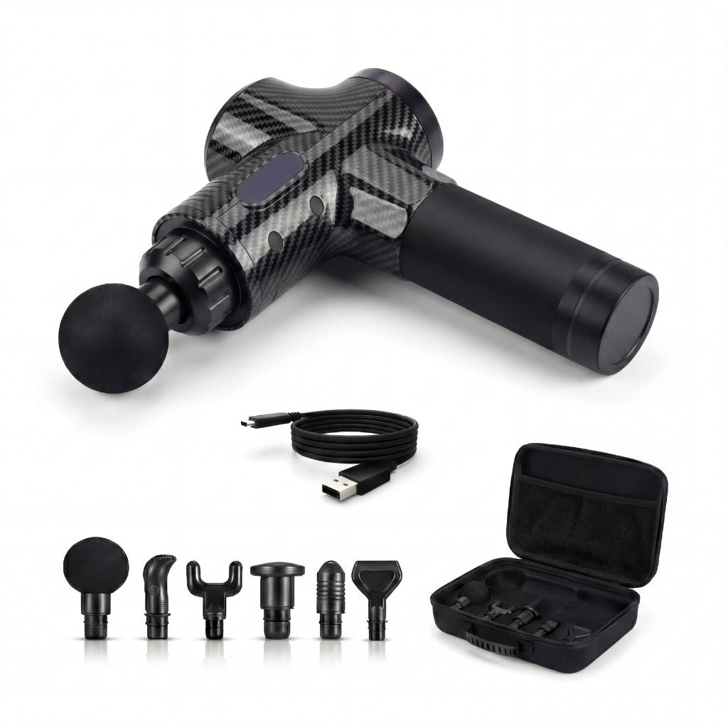 Pistolet de Massage à Percussion – Confort & Détente