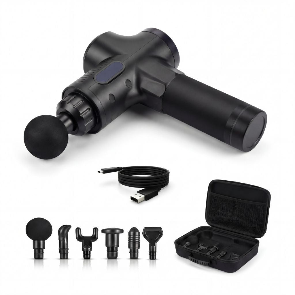 Pistolet de Massage à Percussion – Confort & Détente