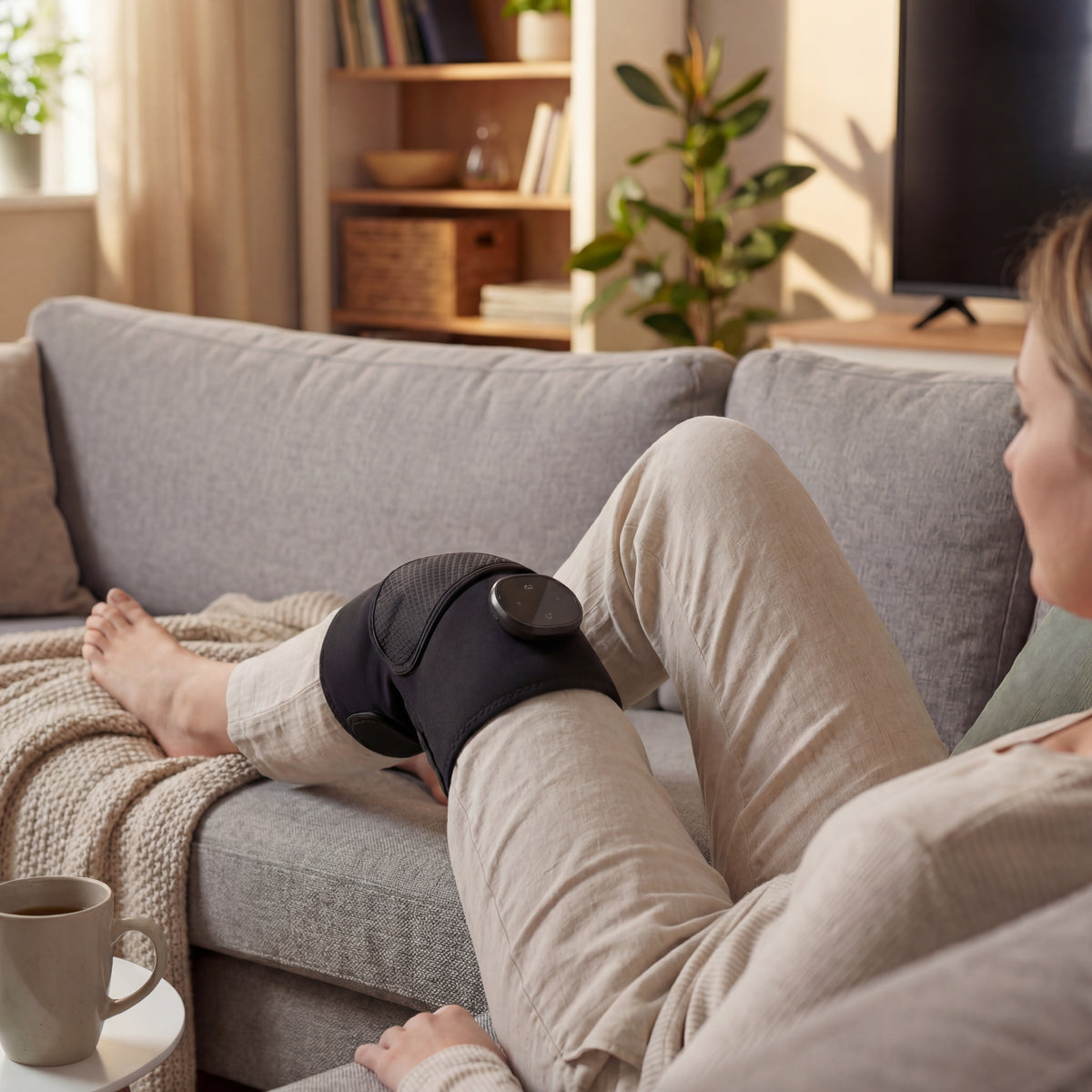 Genouillère Chauffante Ajustable – Chaleur Confort