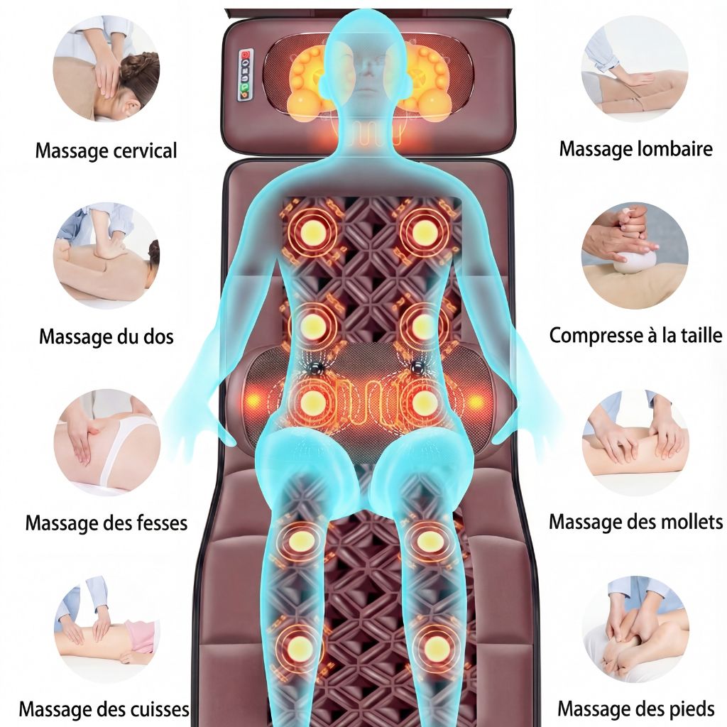 Matelas Vibrant Pliable – Confort & Relaxation